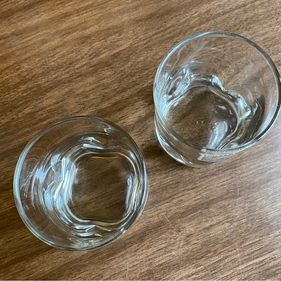 Set of 2 Cutty Sark Scots Whisky The Real McCoy Etched Lowball Dimpled Glasses - Picture 3 of 6